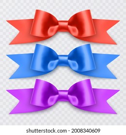 Set of Gift Voucher Card Template, Advertising or Sale. template with realistic golden bow illustration, vector eps 10