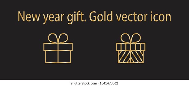 A set of gifts, vector line icons. Contains symbols gift cards, ribbons and more. Editable Stroke. 32x32 pixel.