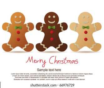  set of gingerbread cookies