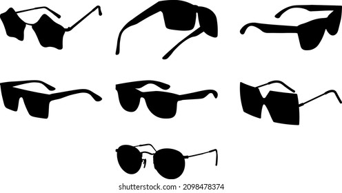 Set of glasses and sunglasses 7