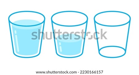 Set of Glasses of Water