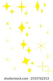 It is a set of glittering material that shines.
