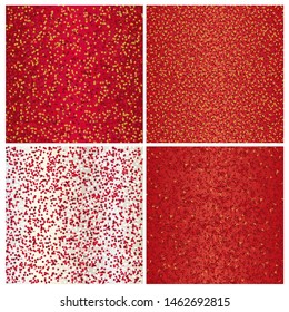 set of glittering vector background