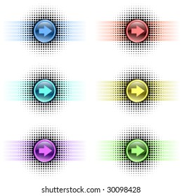 Set of glossy button design. Please see similar in my portfolio.