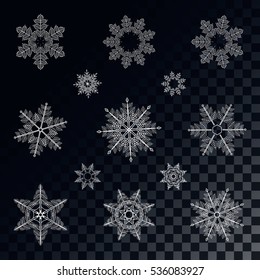 Set of glowing lights bursts explosions with transparent. Vector illustration for cool effect decoration with ray sparkles. Bright stars.Transparent shine gradient glitter, bright flares.Glare texture