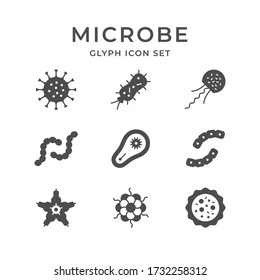 Einstellung der Glyphe-Symbole für Mikroben und Bakterien