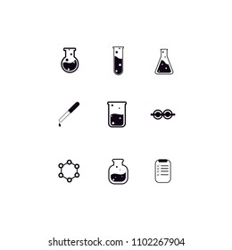 a set of glyph lab icons