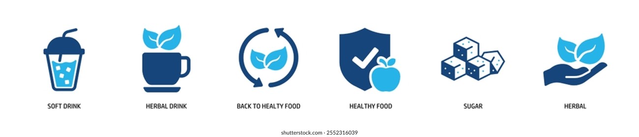 Conjunto de iconos de glifos sólidos relacionados con la dieta, estilo de vida saludable, desintoxicación, nutrición. Pixel perfecto sobre fondo transparente