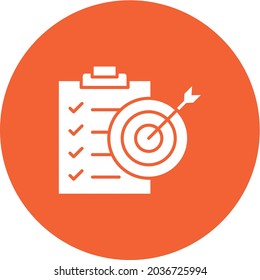 Establecer imagen vectorial de icono de Objetivos. También se puede usar para HR. Adecuado para aplicaciones móviles, aplicaciones web y medios impresos.