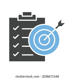 Legen Sie das Symbol für Ziele auf dem Vektorbild fest. Kann auch für HR verwendet werden. Geeignet für mobile Apps, Web-Apps und Printmedien.