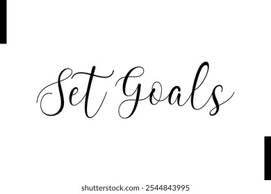 Establecer objetivos Tipografía con estilo Texto Citas motivacionales
