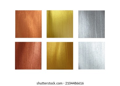 A set of gold, bronze and silver textures. The glitter background can be used for layouts and web design. 