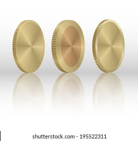 Set gold coins