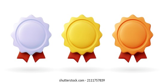 Set of gold coins. Isolated 3d objects in different angles. metallic  gradient. Symbol of gold and wealth. Free space for your text. Vector  illustration.    