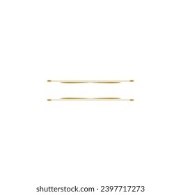 set of gold element name tags ornate