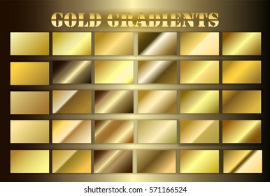 set gold premium grsdients