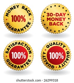 set of gold and silver labels for retail vol. 2
