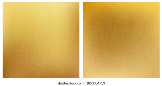 Set of gold texture patterns.