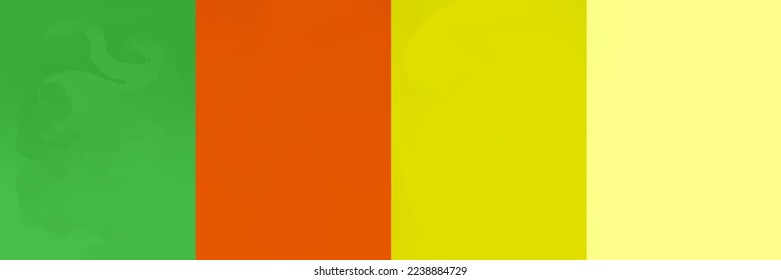 Set of gold, yellow, red and green vector gradients. Collection of nice looking and stylish rectangles.