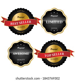 Set golden badges and labels