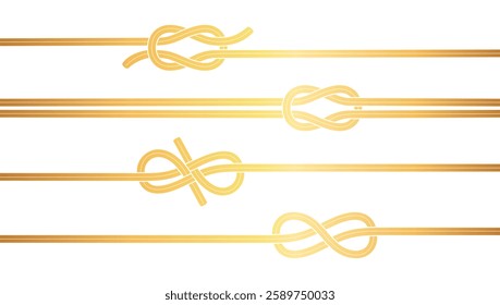 set of golden knot vector