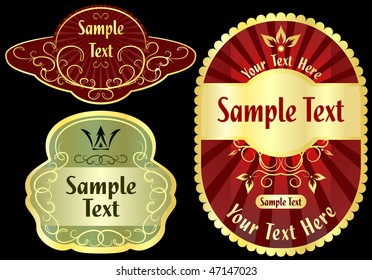 Set of golden labels (vector)