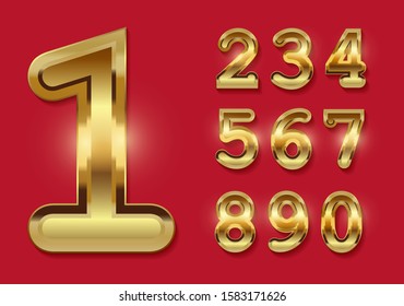 Set of golden luxury numbers.