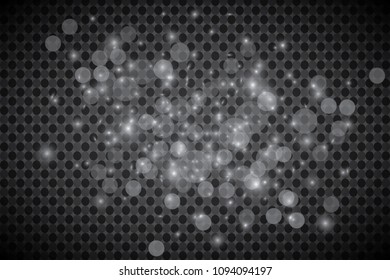 Set of golden shining lights isolated on a transparent background. Light effect of glow. The star flashed with sequins.