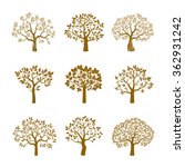 Set of golden vector trees.