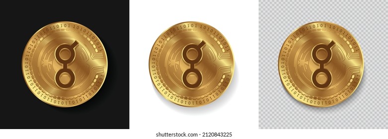 Set Golem Glm Crypto Currency Logo Stock Vector (Royalty Free) 2120843225