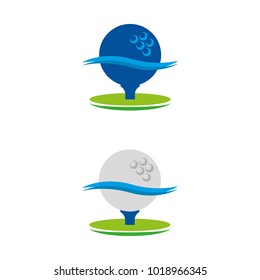 A set of golf icons