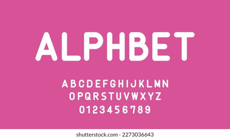 Set of gothic alphabet font. Typography  a to z. Typeface design vector illustration.