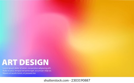 set gradient abstract background with liquid and vibrant color.
