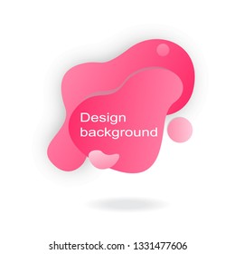 Set of Gradient abstract banners with flowing liquid shapes. Isolated dynamical art form. Template for the design of a logo, flyer or presentation. variety modern liquid fluid elements. Vector