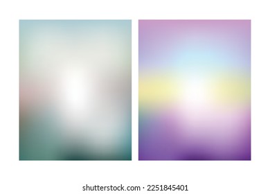 Set of gradient backgrounds , Colorful background with space for design.Great for covers, branding, wallpapers, social media and more. 