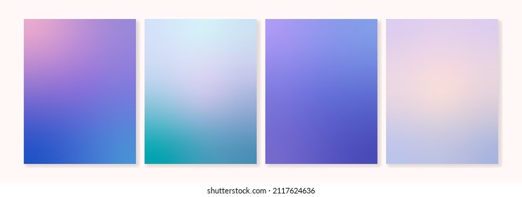 Set gradient backgrounds in trendy colors 2022  For covers  wallpapers  branding  social media   more  Vector  can be used for printing 