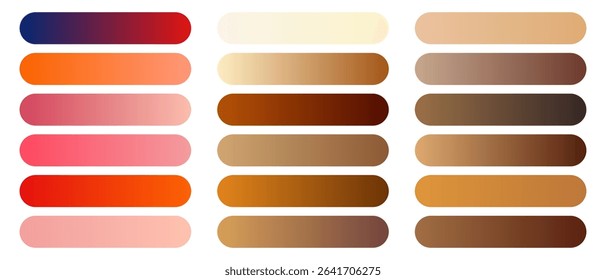 a set of gradient color for gradation idea