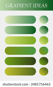a set gradient color pallete, Gradation colour template