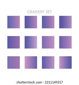 Set of gradient colors. Designs for free.