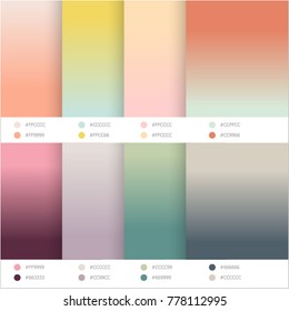 colour Set combos gradient