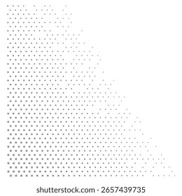 Establecer estrella de geometría de degradado. Icono de fondo de patrón plano.