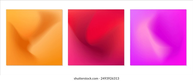 SET GRADIENT MESH LIQUID COLOR. POSTER BACKGORUND DESIGN VECTOR TEMPLATE GOOD FOR POSTER, WALLPAPER, COVER, FRAME, FLYER, SOCIAL MEDIA, GREETING CARD