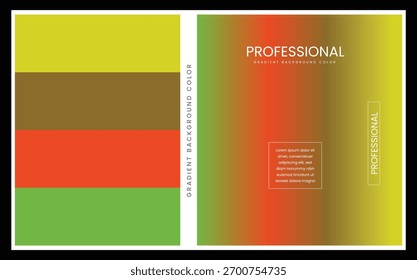 Set of gradients backgrounds illustration vector