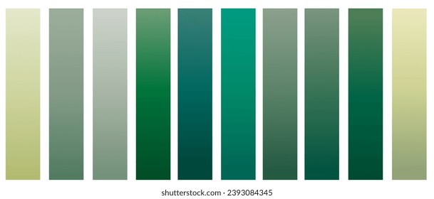 Set of gradients bright, smooth, pastel gradient colors designs for devices, computers and modern smartphone screen backgrounds. Vector illustration.