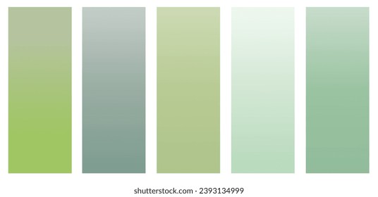 Set of gradients bright, smooth, pastel gradient colors designs for devices, computers and modern smartphone screen backgrounds. Vector illustration.