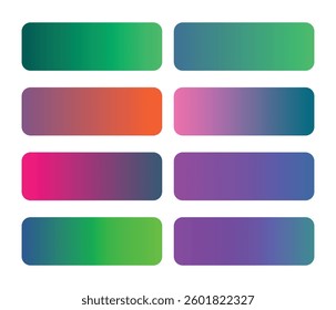 Set of gradients palette background vector