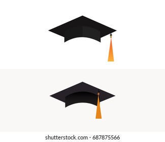 Set of graduation logo vector