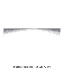 Satz von körnigen Geräuschen und stippigen Schattenpunkten mit Farbverlaufskanten. Flache Vektorgrafik einzeln auf weißem Hintergrund.