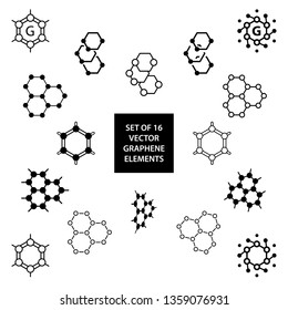 Set Of Graphene Vector Design Elements