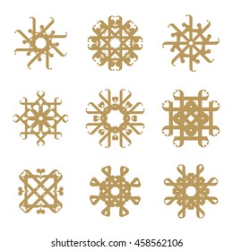 Set of graphic design elements. vector set. use for logo, icon, background, pattern.